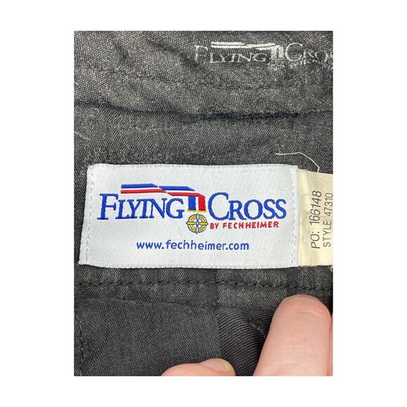 Flying Cross Black Flat Front Security Pants Men’s Size 32 Regular 30x25 - Picture 7 of 8